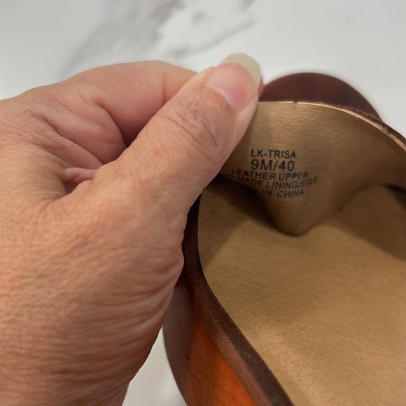 Lucky Brand Brown Platform Heels. Size 9M - Picture 10 of 11